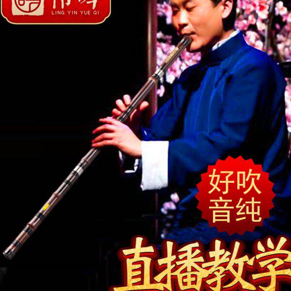专业演奏洞箫笛乐器高档大人玉初学入门紫竹萧F六八孔G调古风长潇