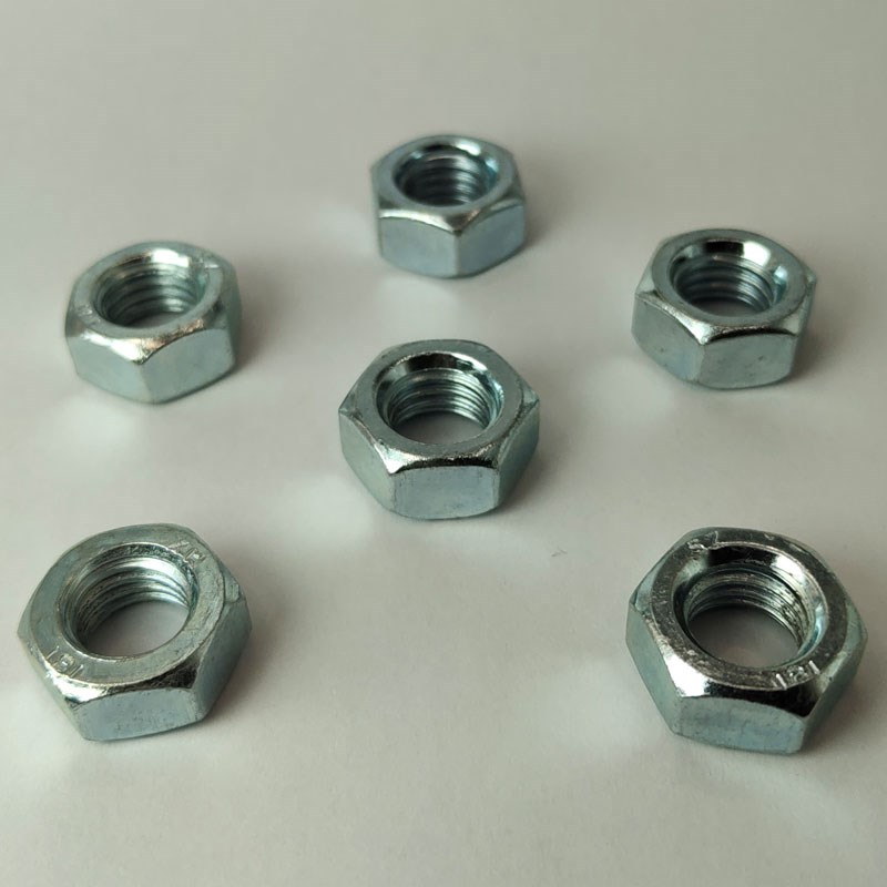 8.8级高强度镀锌六角螺母 螺帽 螺丝帽m6m8m10m12m14m16m18m20m24