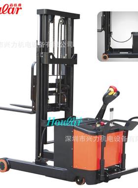 FSEM前移式全电动堆高车1.5吨站驾式电动叉车装柜卸货堆高叉车米