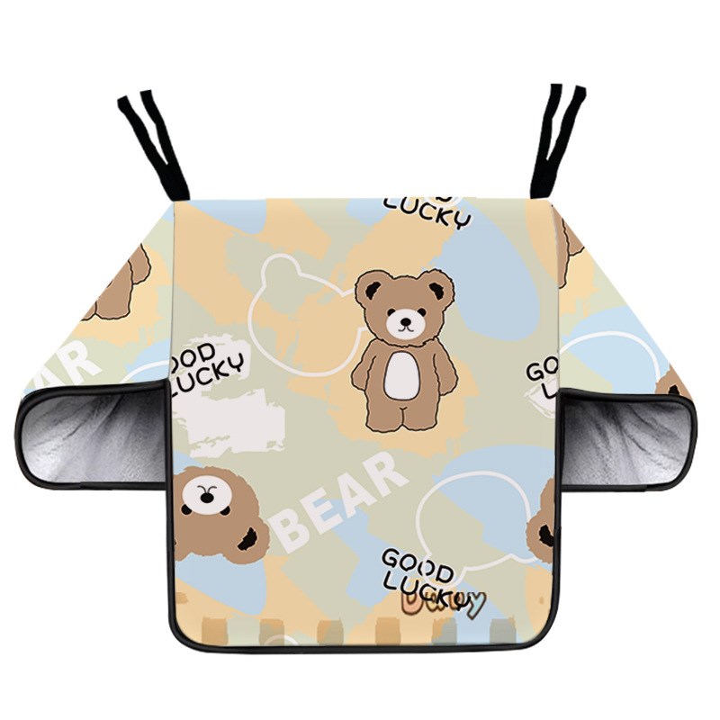 三轮车后座挡风被后排盖腿毯双人电动车防风被电瓶车挡风罩加大