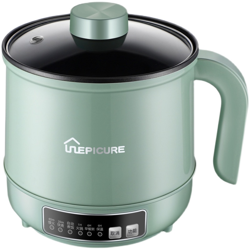 110v电压电煮锅小家电多功能旅行锅迷你电热锅出国小电锅蒸锅煮饭