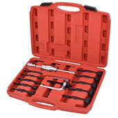 内控轴承拉马 內孔培令滑锤拆卸组套 16件套内轴承拉马 拆卸工具