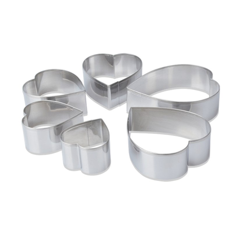 圆形12件套不锈钢饼干切模烘焙工具蛋糕慕斯圈模具套装 切饺子皮