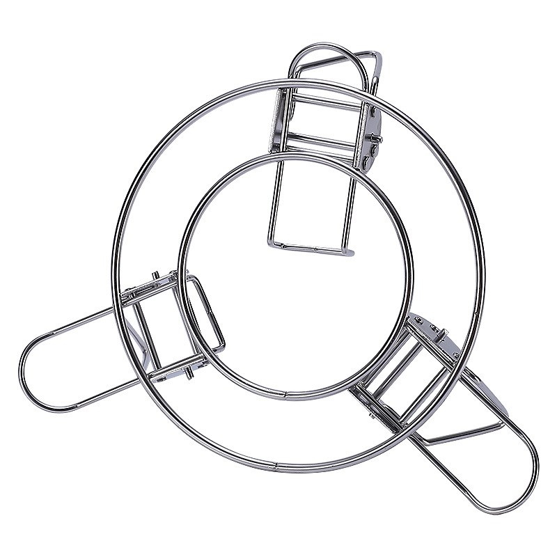 304不锈钢蒸架可伸缩蒸架蒸格厨房家用多功能折叠蒸架加厚高脚