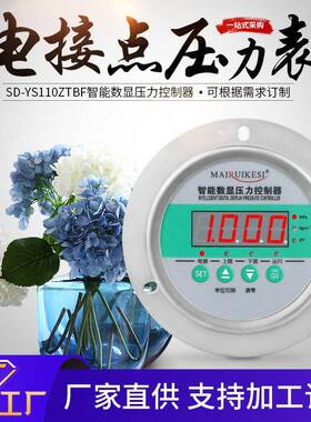智能数显压力控制器sd-ys110ZTBF真空智能电接点压力表开关控制器