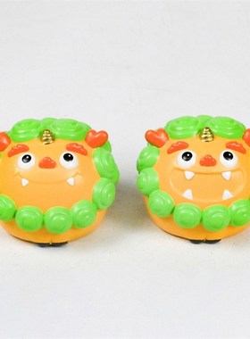 可爱卡通小e欢喜麒麟瑞兽一对办公室桌面招财情绪稳定神器治愈摆