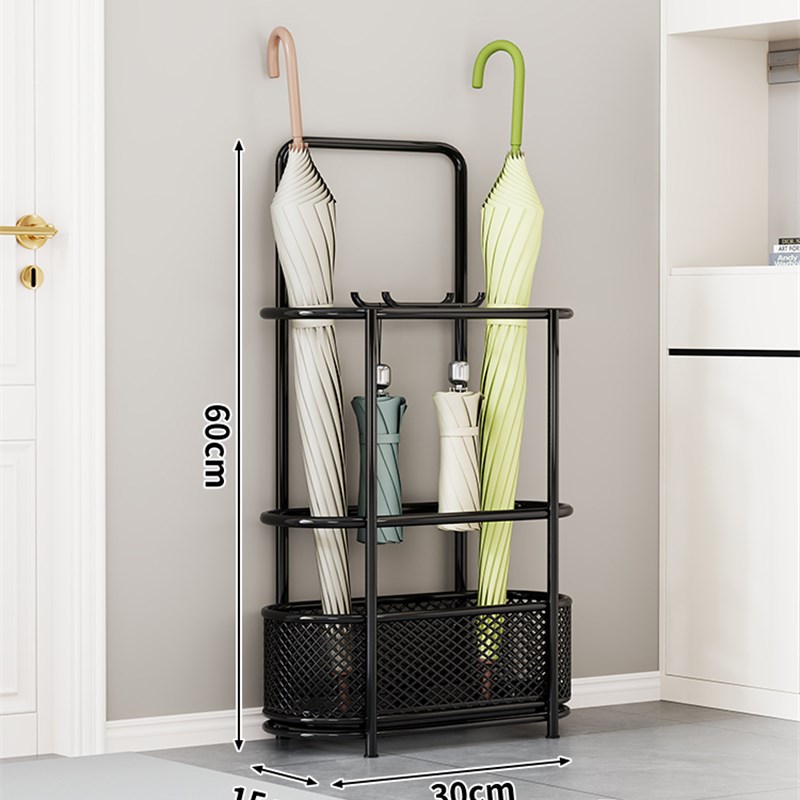 雨伞架入户d门口铁艺放伞架子酒店大堂商用雨伞沥水架简约雨伞架