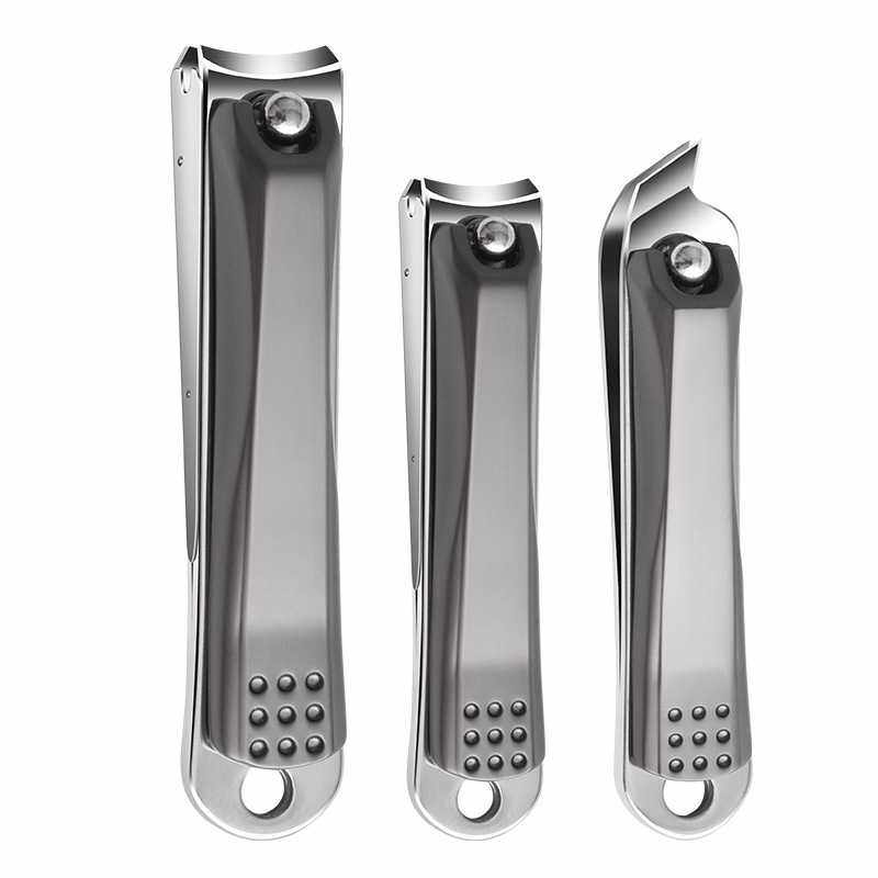 指甲剪 3件套礼品指甲钳不锈钢指甲刀弯口大号枪黑指甲刀可打标,家庭/个人清洁工具,指甲钳,淘宝优惠券,粉丝福利购,淘宝优惠卷