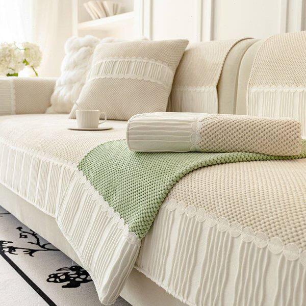 沙发垫2024新款四季通用高级感轻奢风皮套罩简约现代盖布巾坐垫子