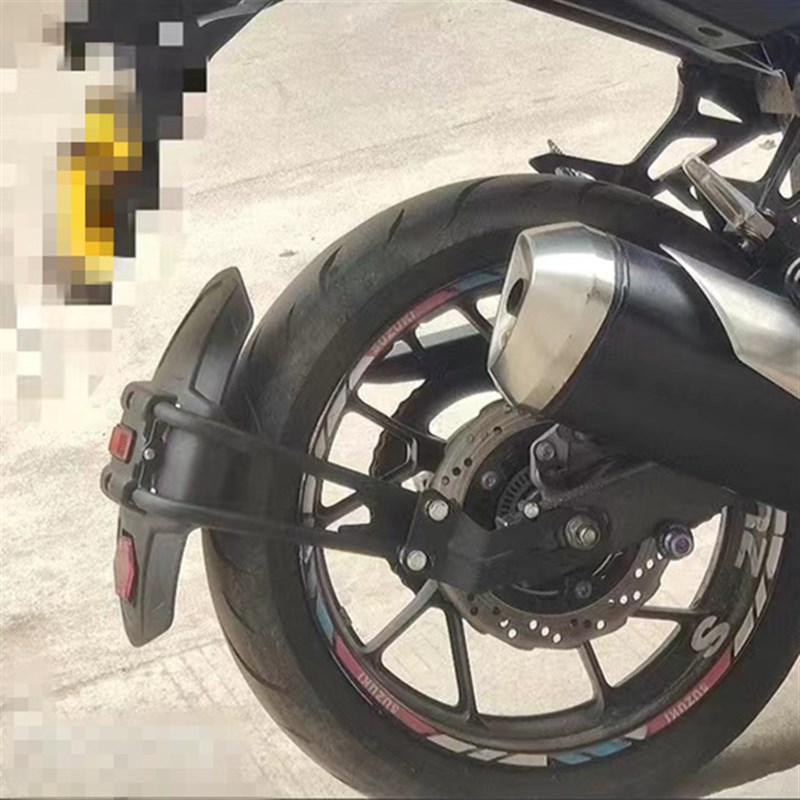 小忍者地平线摩托车挡泥板后加长泥瓦挡水板皮黄龙趴赛改装配件