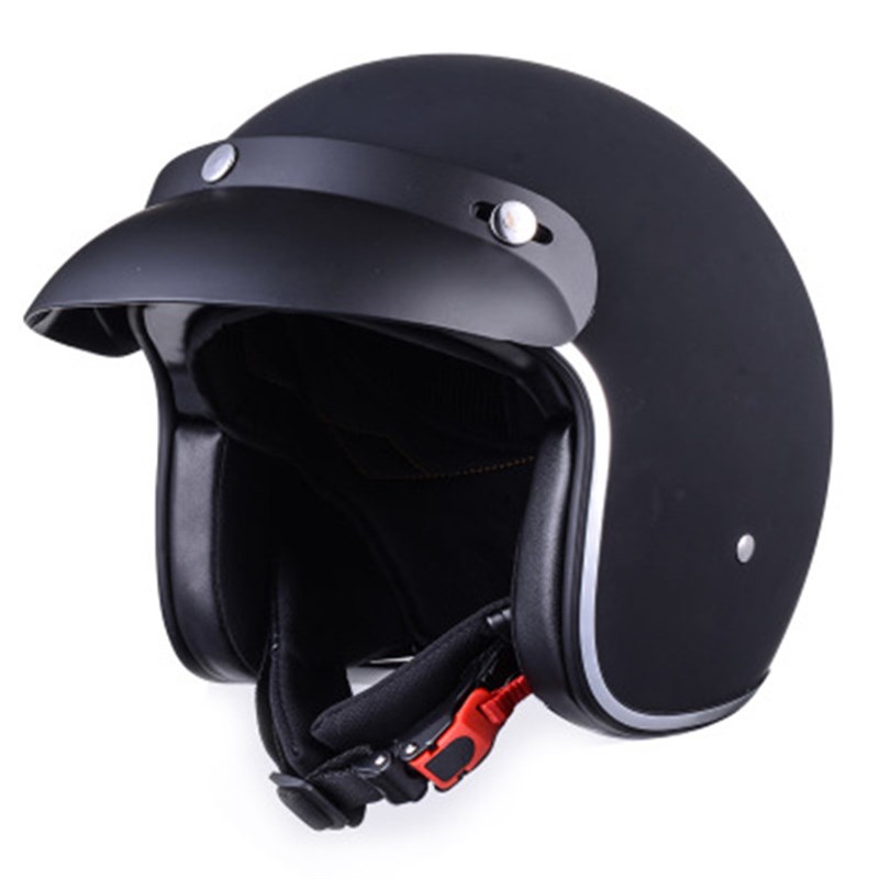 专为大头朋友订制的复古头盔 哈雷半盔 安全盔可做到66头围四季款