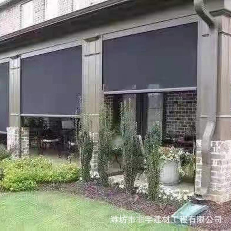 户外铝合金天幕雨棚厂家电动伸缩帐篷大型防水遮阳蓬