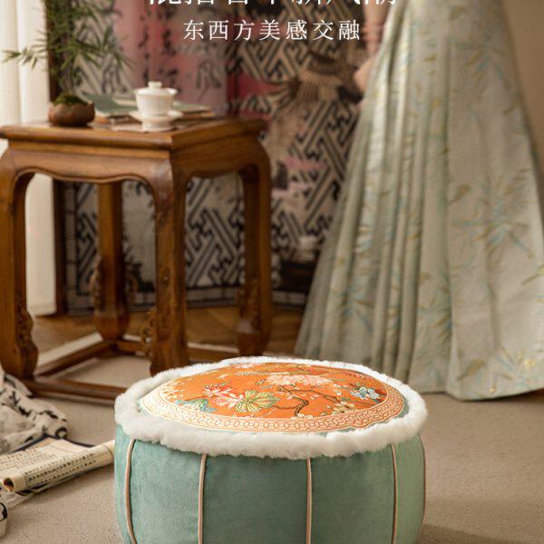 坐垫放地上打坐专用客厅沙发阳台蒲团榻榻米飘窗懒人坐墩山绣球