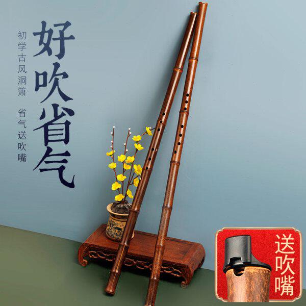 萧乐器专业初学入门素紫竹洞箫笛F正反手八孔G调一节古风长潇包邮
