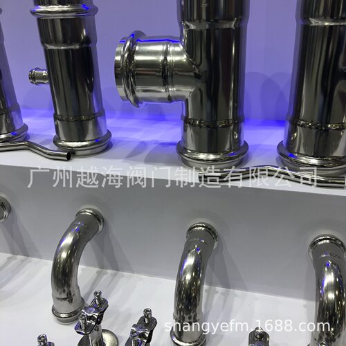 不锈钢90°异径弯头|薄壁水管90度异径弯头|双卡压90°异径弯头