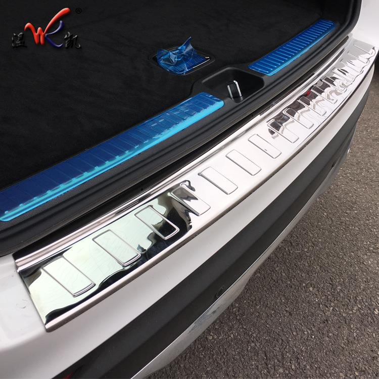 适用GLC改装外置尾箱门槛后护板奔驰专用汽车不锈钢车身装饰亮条