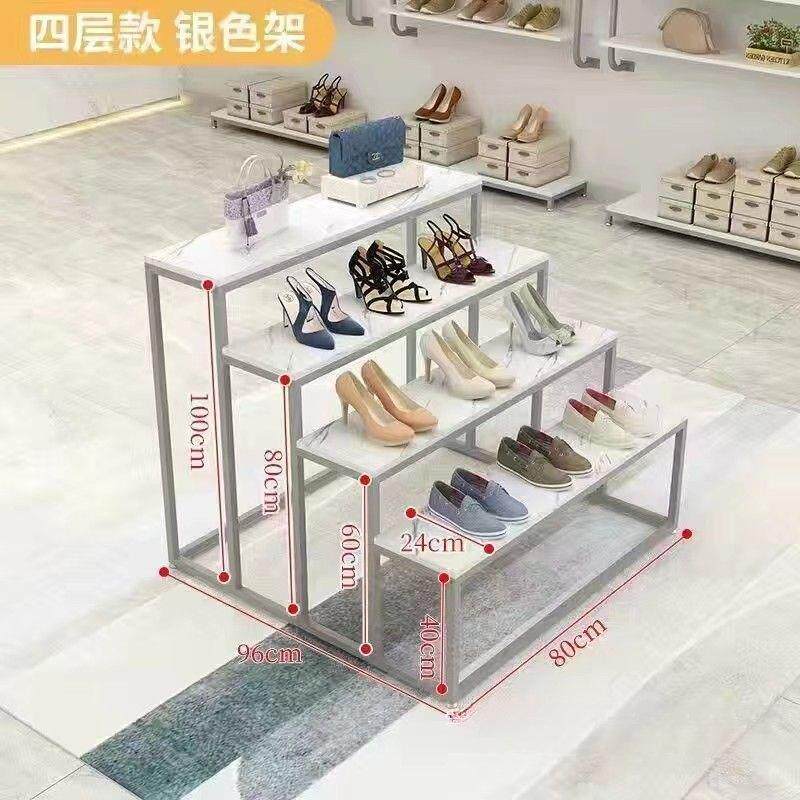多功能落地式四层室内多肉花架置物架阶梯式花店展示加宽