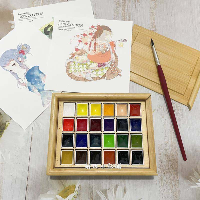 德国史明克水彩颜料分装学院级大师级24色36色分装1ml2ml分装