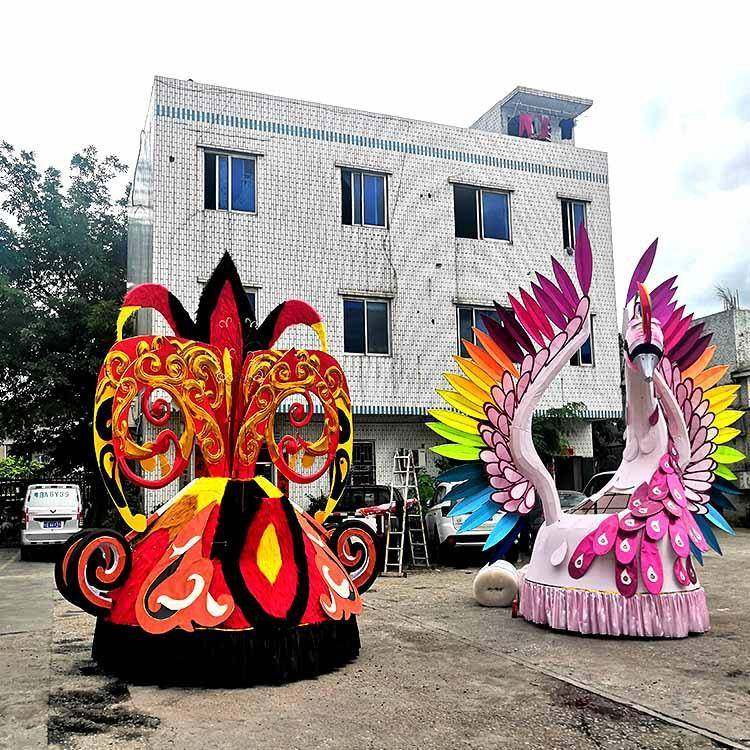 大型花车彩车街道巡游活动开业周年庆典房地产开业开盘商业推广