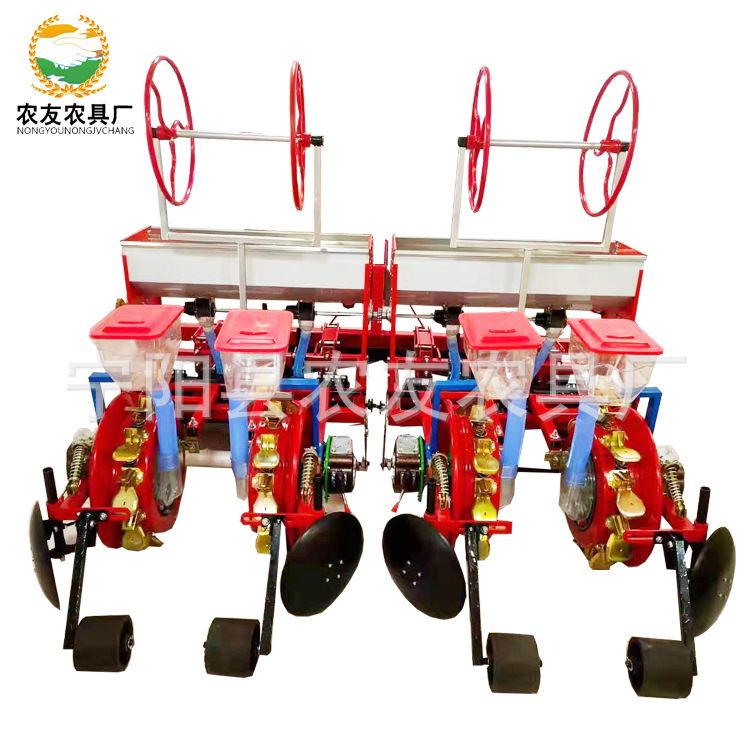玉米精播机行距可调株距27公分33公分可调起垄铺膜播种机油葵点播