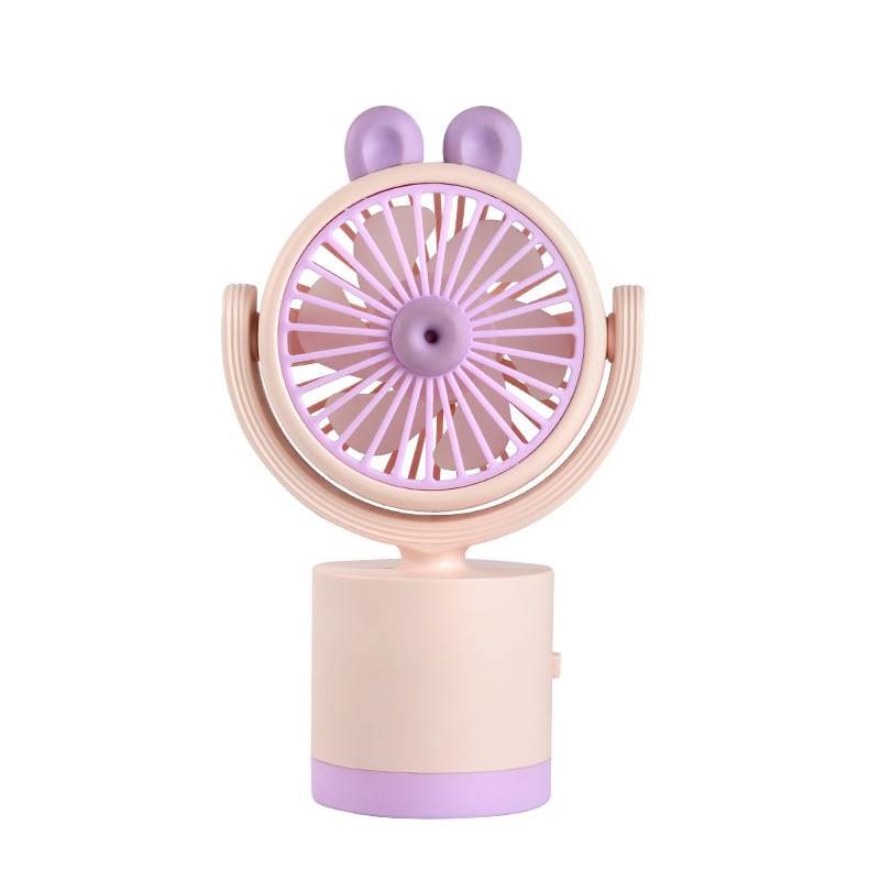 新款外贸台式桌面迷你小风扇可携式学生充电手持风扇小礼品印字