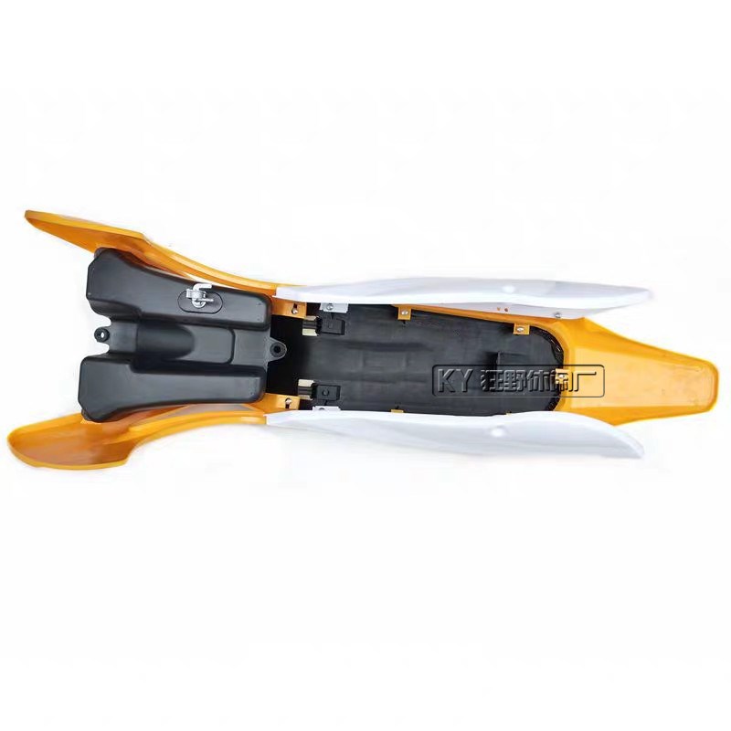 越野摩托车外壳110-125CC小高赛仿川崎整套外壳坐垫塑料件覆盖件