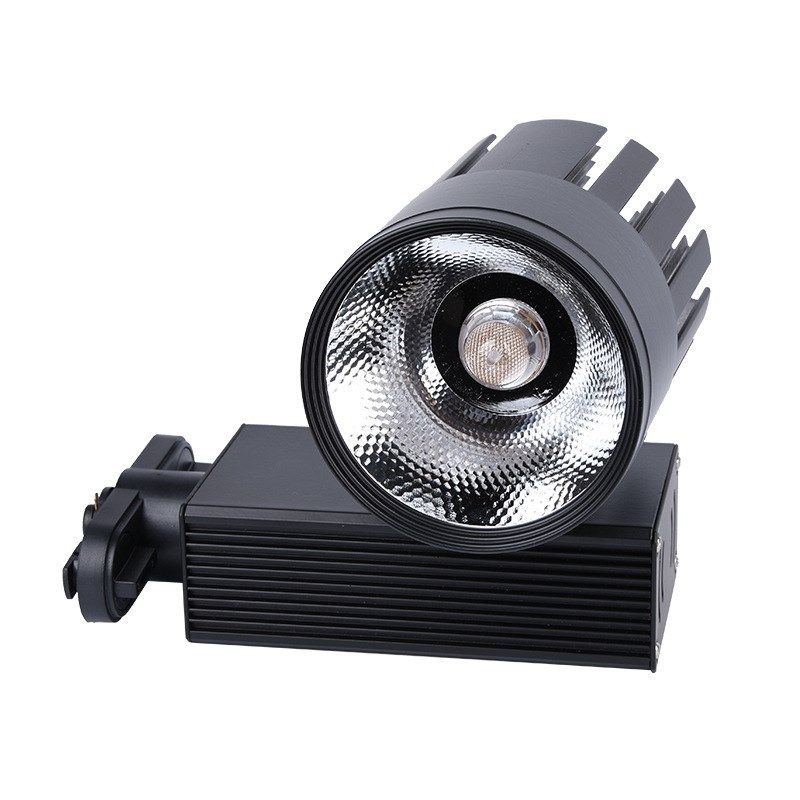 厂家led轨道灯全铝散热器20W30W服装店超市工程装修射灯轨道,家装灯饰光源,轨道磁吸灯,淘宝优惠券,粉丝福利购,淘宝优惠卷