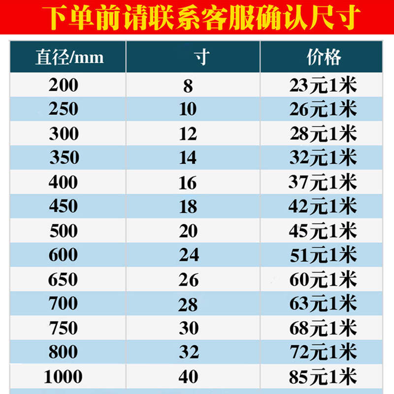 PVC尼龙塑料通风管伸缩软风管螺旋排烟管道风机管道300 350 400mm