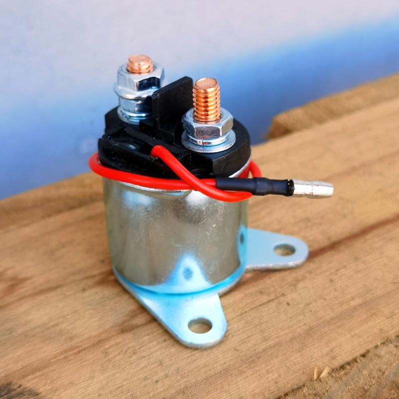 汽油发电机配件电启动马达继电器168F 188F GX160 GX390起动机