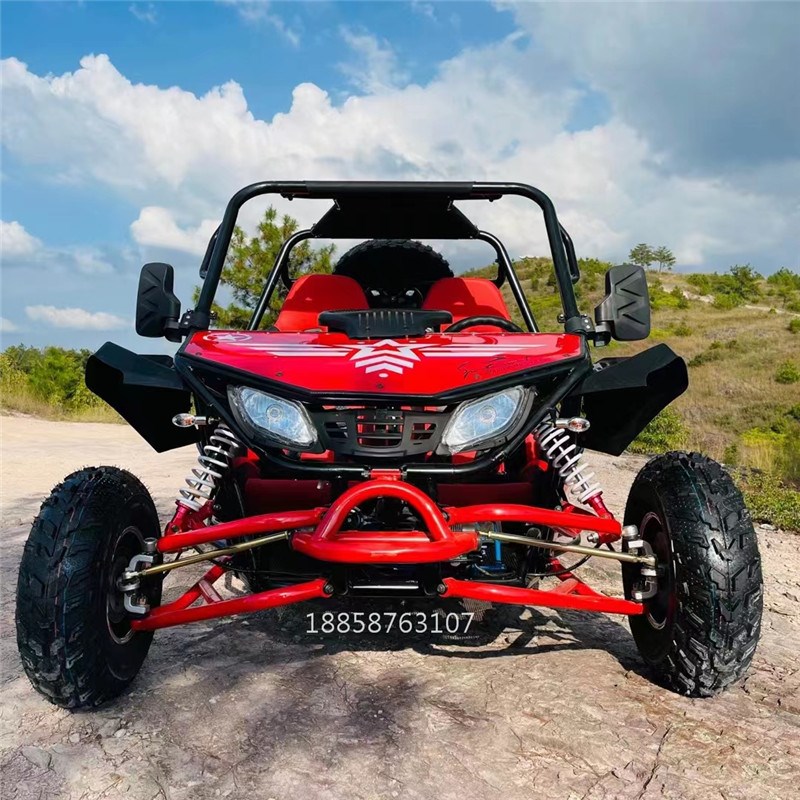 新款卡丁车四轮越野汽油大型双人山地摩托车沙滩车全地形四驱
