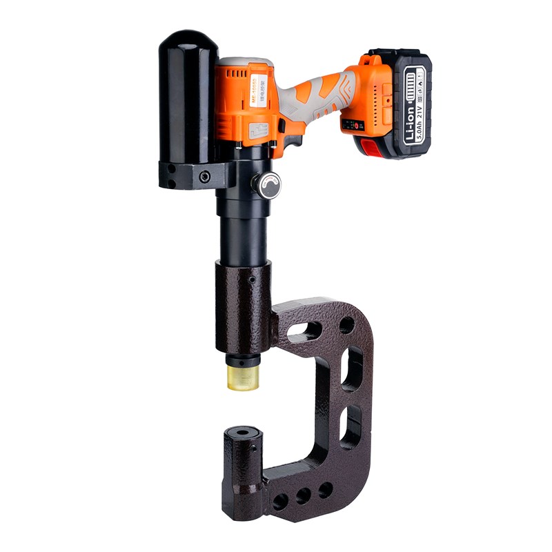 C型钢专用冲孔机液压打孔器檩条Z型钢桥架锂电不锈钢开孔器大喉深