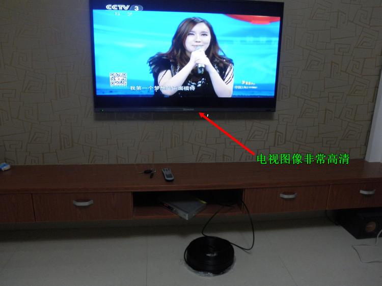 卫星电视线信号线户户通小锅连接线中九同轴电缆有线电视闭路线