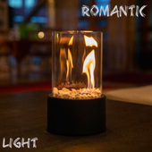 小型酒精壁炉灯室内真火炉芯桌面装 饰独立取暖炉户外野营酒精壁炉