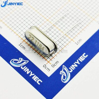 石英晶振 22.1184MHz 直插两脚 HC-49S无源晶振 钟振晶体 (10个)