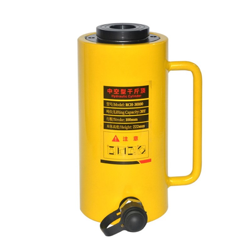 RCH-20T30T液压中空千斤顶 RC60T100T中空柱塞油缸油压液压千斤顶