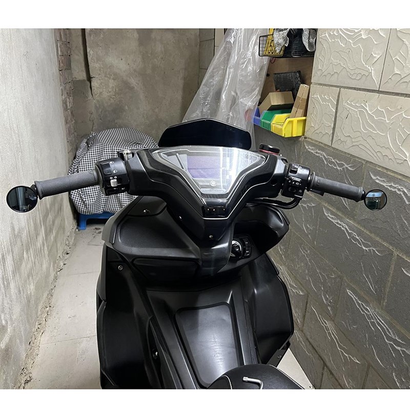 适用九号机械师二代车把堵头迷你后视镜小牛极核摩托车手把镜改装