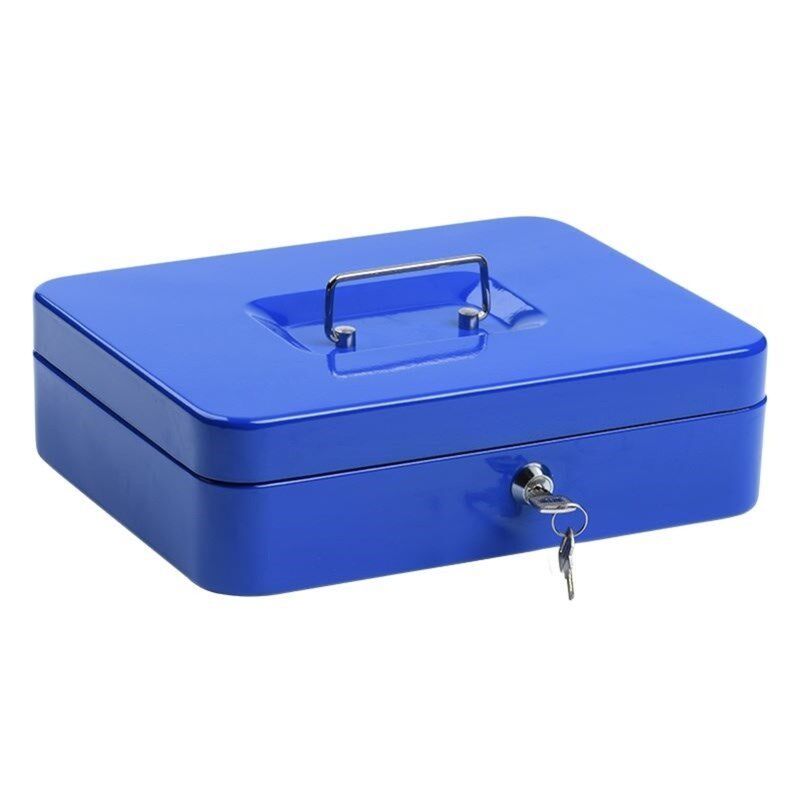 钱箱子收银用家用小型保险箱密码箱机械保险柜金属盒子手提保险盒