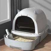 猫砂盆超大号全封闭式 厕所猫沙盆子防外溅砂盘大猫幼猫防臭防带砂