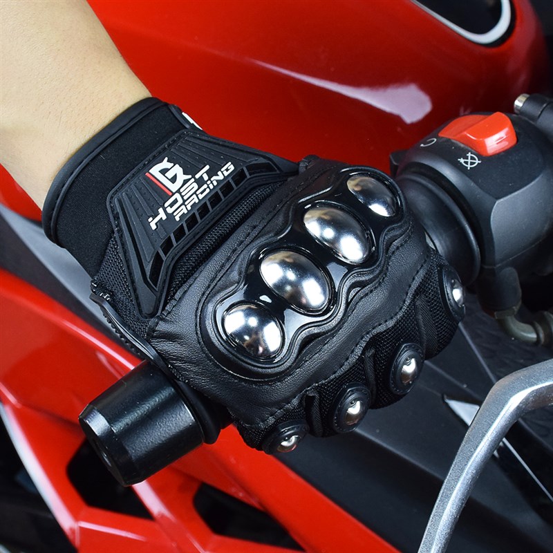 机车骑行全指男可触屏四季防摔越野赛车摩托车手套夏季透气薄款