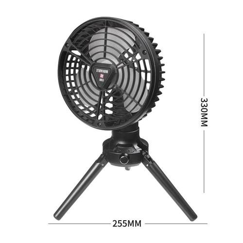 2023户外便携露营风扇灯高续航无极调速可折叠可摇头三角架风扇