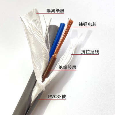 适用于戴森吹风机电源线1.8/3.3米两脚插电线维修理换配件非原装