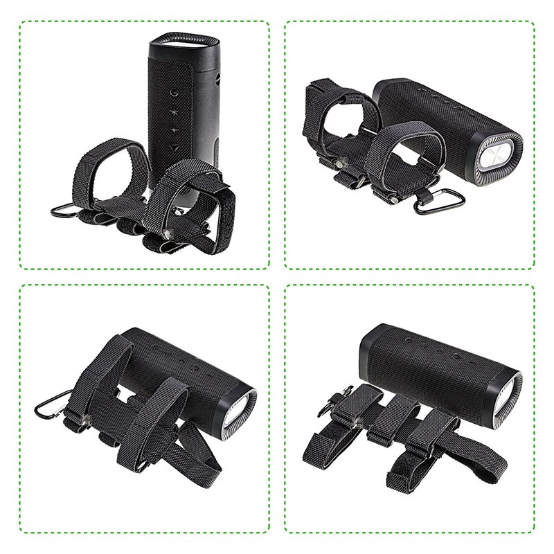 自行车音箱绑带固定支架山地车摩托车音响托架骑行绑带固定架水壶