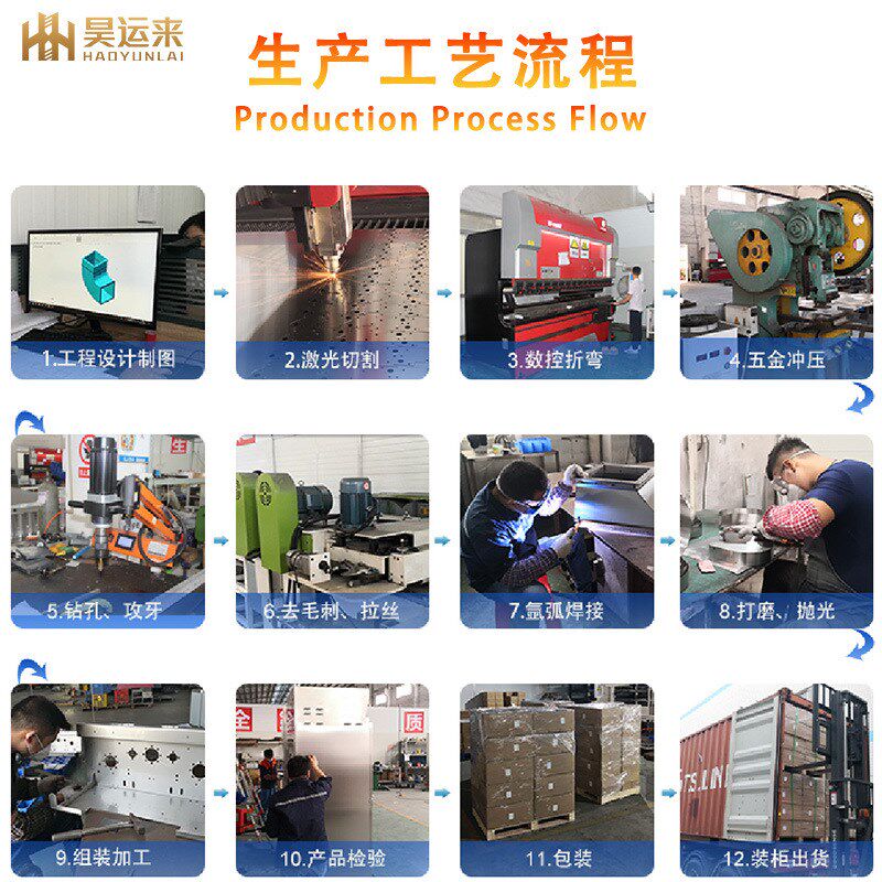 不锈钢烤箱电箱机柜设备外壳非标定制钣金加工激光切割折弯