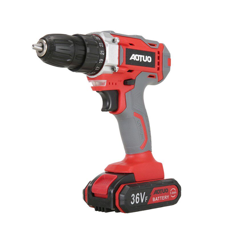 新款多功能大功率打孔器 LED灯锂电钻 电动螺丝刀 充电手电钻