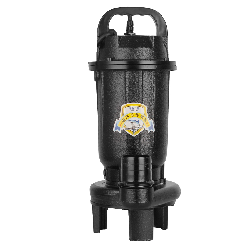 直流污水泵抽粪泥浆48v60v72伏切割式排污潜水泵电瓶电动车抽水机