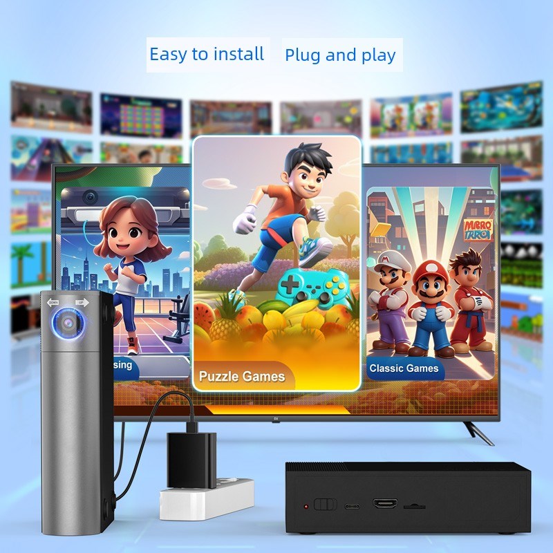 舞霸王体感游戏机AR摄像头肢体真人连电视新款家用双人无线手柄