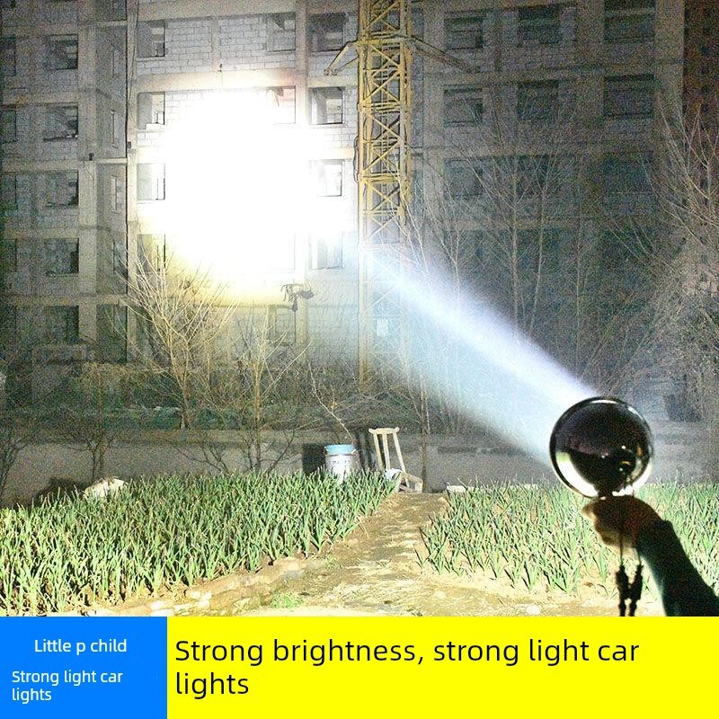 摩托车大灯泡12V24V超亮氙灯35W55W疝气灯改装外置强光流氓聚光灯