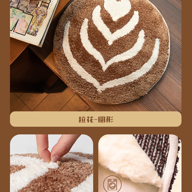 咖啡店坐垫圆g形专用椅子垫布置装饰屁垫餐椅吧台四季通用防滑凳