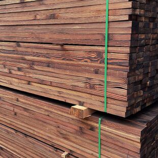 防腐木地板碳化实木板材木条护墙板樟子松吊顶庭院葡萄架户外木方