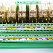 PLC放大板继电器模组4路6路8路 10路12路14路16路PLC隔离放大板